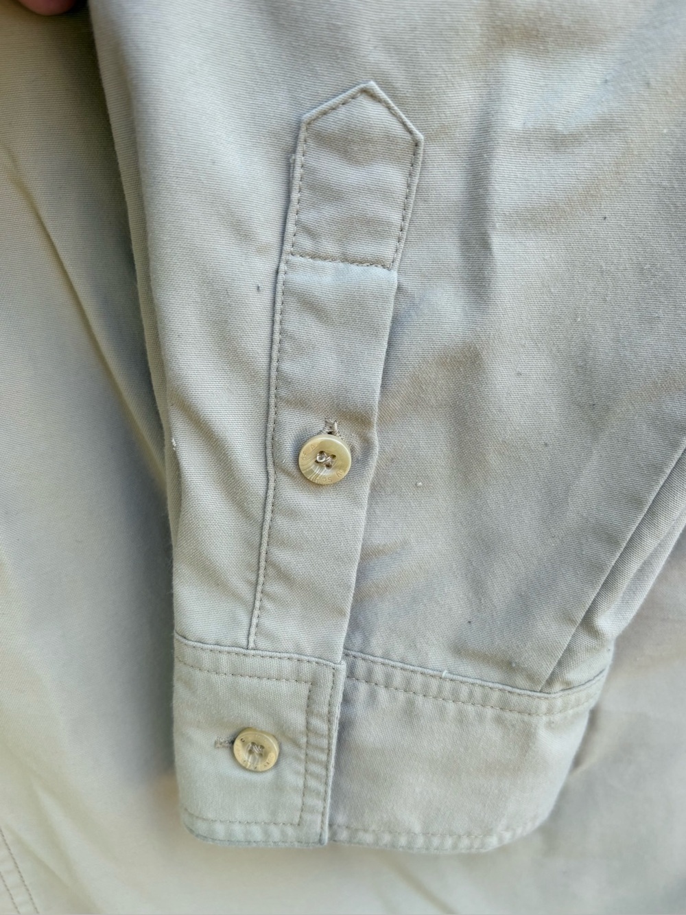 BOY SCOUT of AMERICA - ADULT XXX LARGE LONG SLEEVE UNIFORM SHIRT - Picture 8 of 10